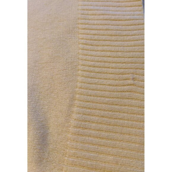 LUXE 360 BY MERCER STREET STUDIO YELLOW COWL NECK 3/4 SLEEVE SWEATER - XL - Picture 5 of 5